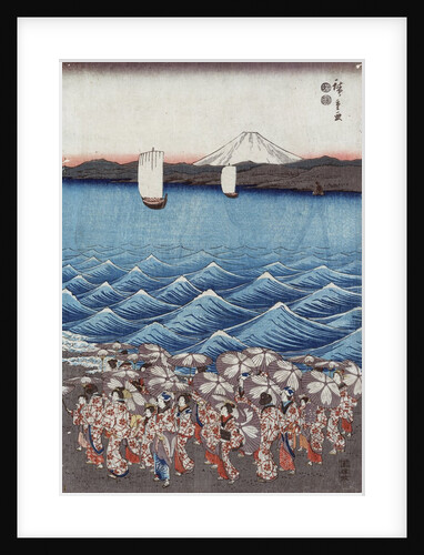 Opening Celebration of Benzaiten Shrine at Enoshima by Ando Hiroshige