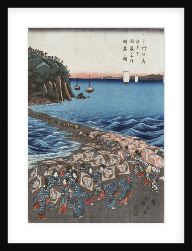 Opening Celebration of Benzaiten Shrine at Enoshima by Ando Hiroshige