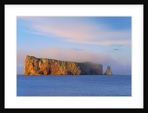 Fog on Roche Perce on Gaspe Peninsula by Anonymous