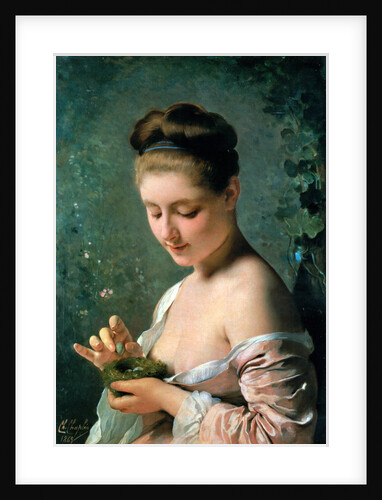 Girl with a Nest by Charles Joshua Chaplin
