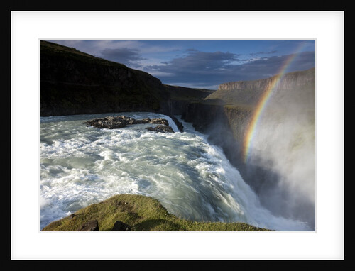Gullfoss Waterfall, Iceland by Anonymous