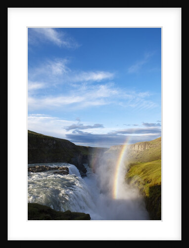 Gullfoss Waterfall, Iceland by Anonymous