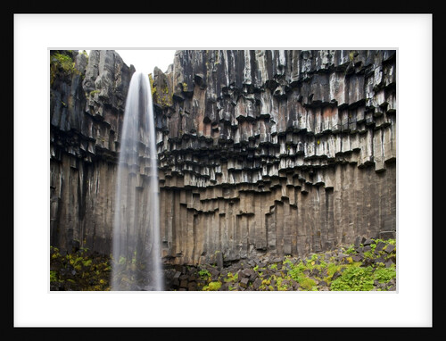 Svartifoss Waterfall, Skaftafell National Park, Iceland by Anonymous