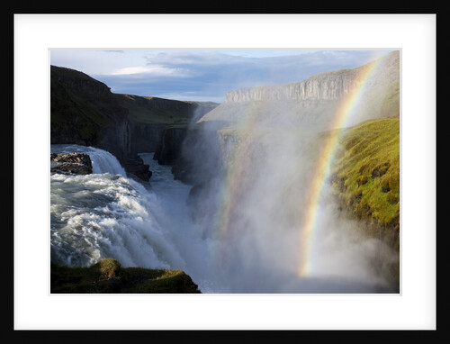 Gullfoss Waterfall, Iceland by Anonymous