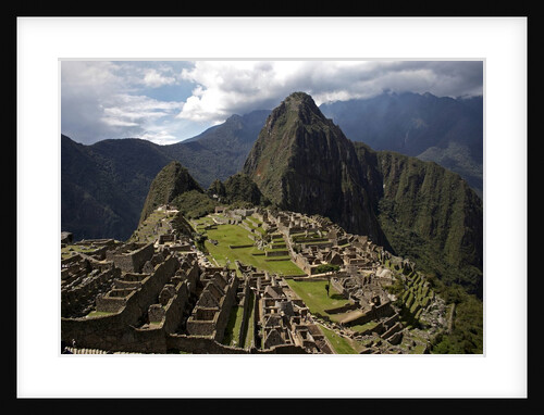 Machu Picchu ruins by Anonymous