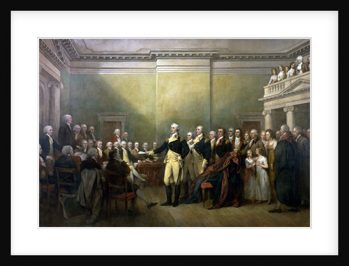General George Washington Resigning His Commission by John Trumbull