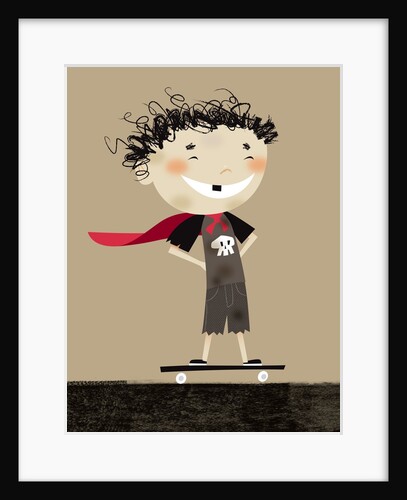 Teenage superhero by Anonymous