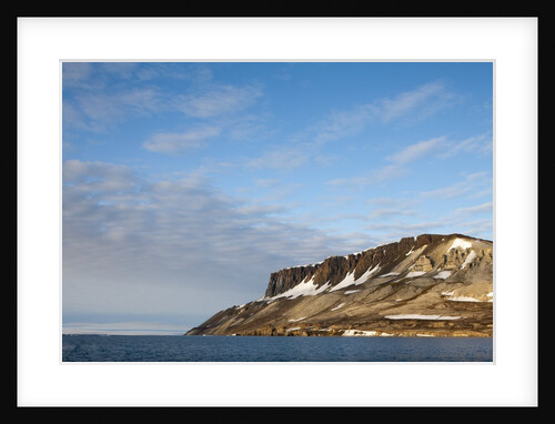 Cliffs at Cape Fanshawe, Spitsbergen Island, Svalbard, Norway by Anonymous