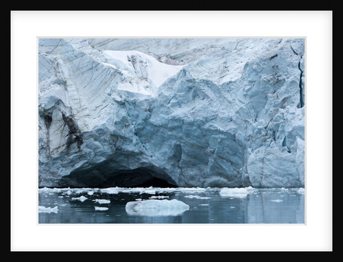 Glacier Ice, Spitsbergen Island, Svalbard, Norway by Anonymous