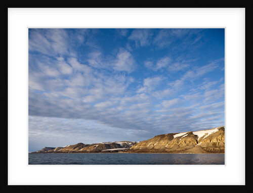 Cliffs at Cape Fanshawe, Spitsbergen Island, Svalbard, Norway by Anonymous