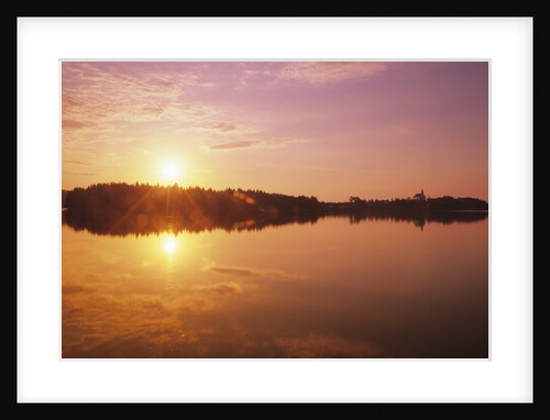 Sunrise Over Saint Peters, Cape Breton, Nova Scotia, Canada by Anonymous
