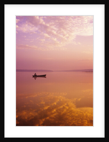 Canoeing on Childs Lake, Duck Mountain Provincial Park, Manitoba, Canada by Anonymous