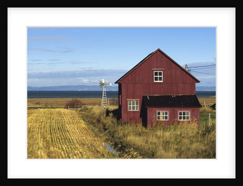 Red Barn, Cacouna, Quebec, Canada by Anonymous