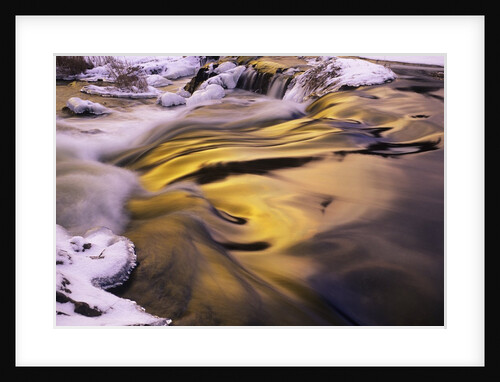 Evening Sky Reflected in Rapids, Junction Creek, Walden, Ontario, Canada by Anonymous