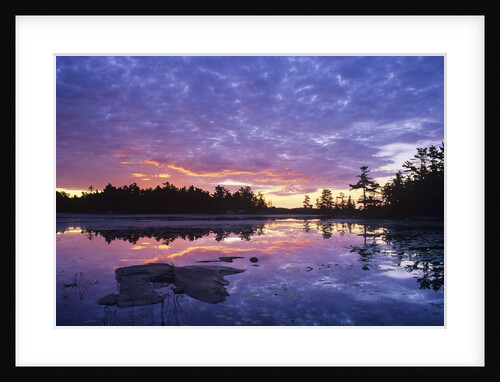 Lighthouse Pond at Sunrise, Kilarney Provincial Park, Ontario, Canada by Anonymous