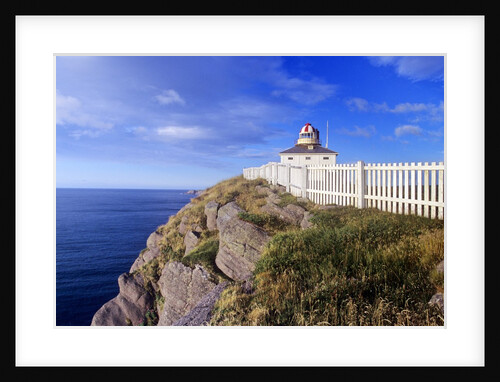 Lighthouse at Cape Spear National Historic Site, Newfoundland, Canada. by Anonymous