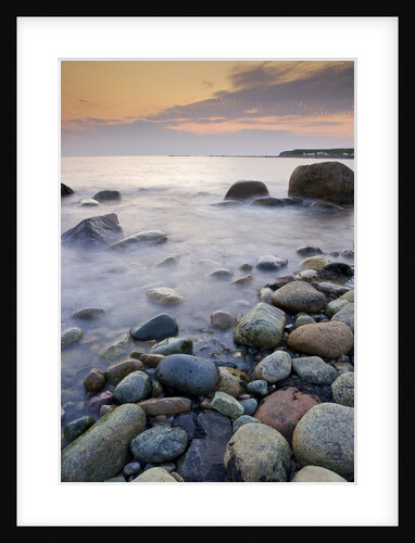 The Rocky Shoreline of Green Point at Sunset, Gros Morne National Park, UNESCO World Heritage Site, Viking Trail, Great Northern Peninsula, Newfoundland & Labrador, Canada. by Anonymous