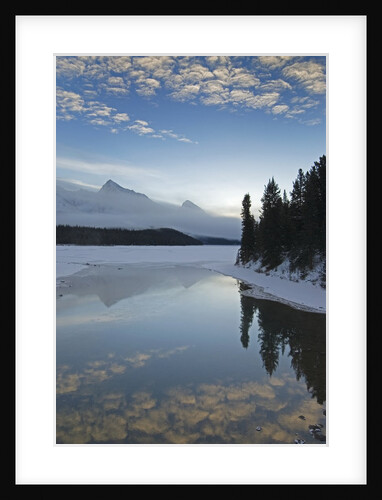 Maligne Lake, at First Light Near Jasper, Alberta, Canada. by Anonymous