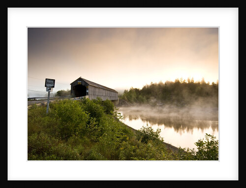 Covered Bridge on Kingston Penninsula, New Brunswick, Canada. by Anonymous