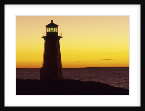 Peggy's Cove at Sunset, Nova Scotia, Canada. by Anonymous