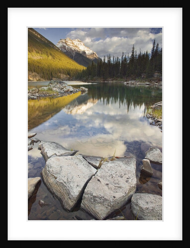 Horseshoe Lake and Mount Kerkeslin, Jasper National Park, Alberta, Canada by Anonymous