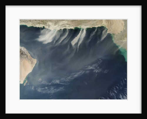 Dust Storm over the Arabian Sea by Anonymous