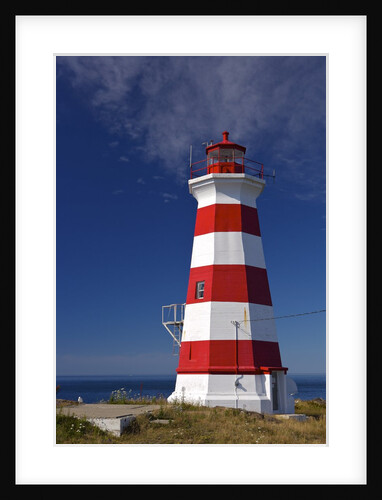 Western Light, Lighthouse on Briar Island, Bay of Fundy, Digby Neck and Islands Scenic Drive, Highway 217, Nova Scotia, Canada. by Anonymous