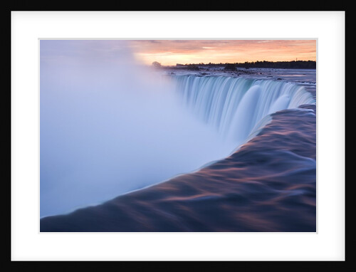 Horseshoe Falls at Sunset from Table Rock Viewpoint, Niagara Falls, Ontario by Anonymous