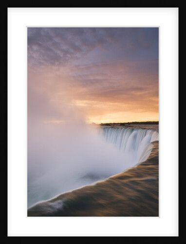 Horseshoe Falls at Sunset from Table Rock Viewpoint, Niagara Falls, Ontario by Anonymous