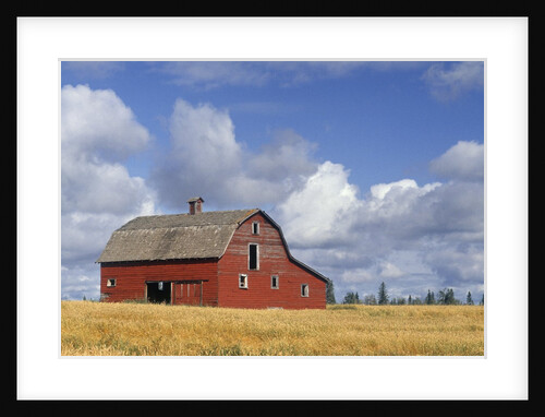 Old Barn Near Devon, Alberta, Canada by Anonymous