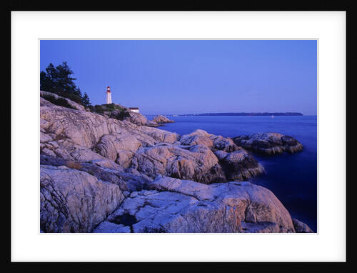Point Atkinson Lighthouse Guides Mariners into Vancouver Harbour, Lighthouse Park, West Vancouver, Britsh Columbia, Canada. by Anonymous