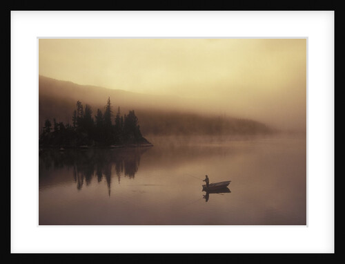 Fishing, Little Charlotte Lake, Chilcotin Region, British Columbia, Canada. by Anonymous