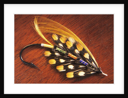 Hand Tied Atlantic Salmon Fishing Fly, British Columbia, Canada. by Anonymous