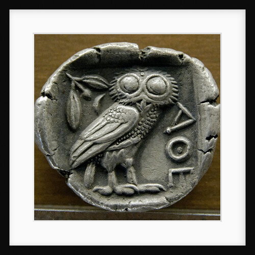 Silver tetradrachm with owl by Anonymous