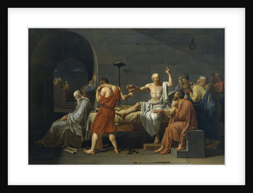 The Death of Socrates by Jacques-Louis David