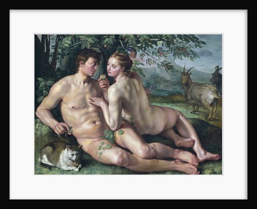 The Fall of Man by Hendrik Goltzius