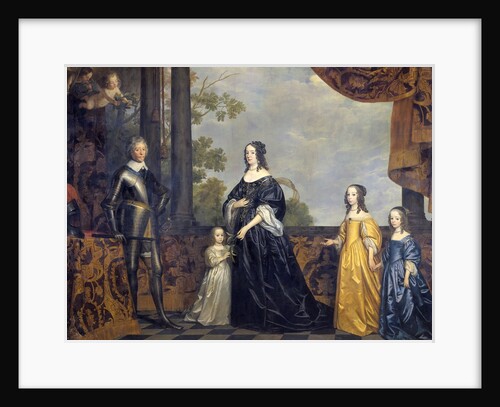 Frederick Henry, Prince of Orange, with His Wife Amalia van Solms and Their Three Youngest Daughters by Gerard van Honthorst