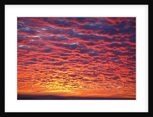 Sunset over Willamette Valley, Oregon by Anonymous