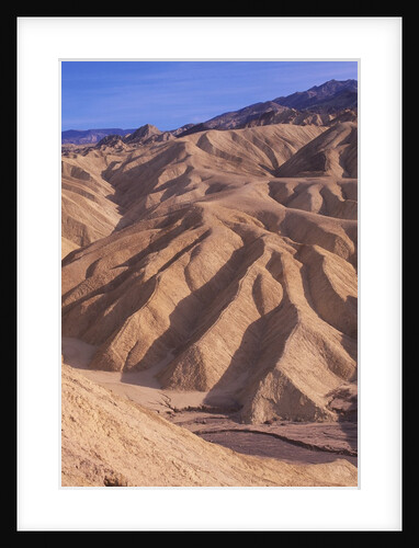 USA, California, Death Valley National Monument, Zabriske Point, Erosion Patterns in Sandstone by Anonymous