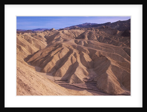 USA, California, Death Valley National Monument, Zabriske Point, Erosion Patterns in Sandstone by Anonymous