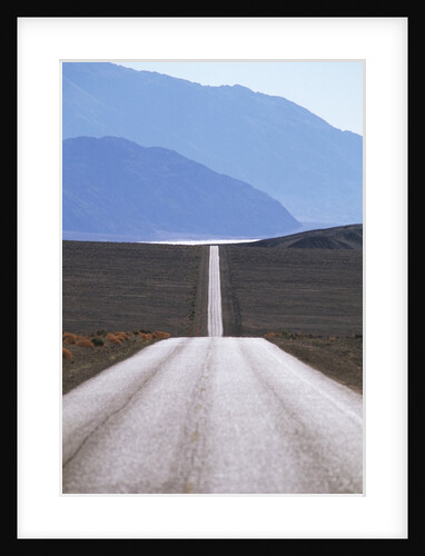 USA, California, Death Valley Roadway by Anonymous