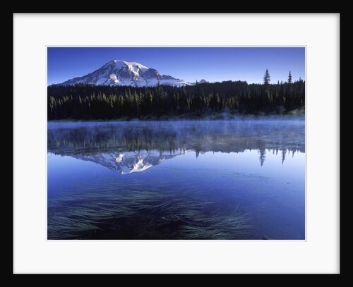 USA, Mount Rainier National Park, Morning View from Reflection Lake by Anonymous