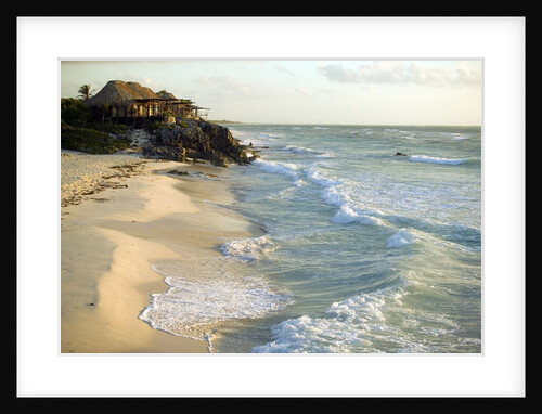 Resort Hut on the Coastline, Overlooking the Beach, Mexico by Anonymous
