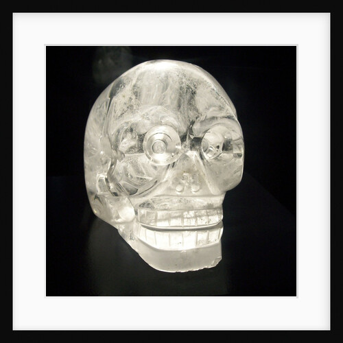 Crystal skull by Anonymous