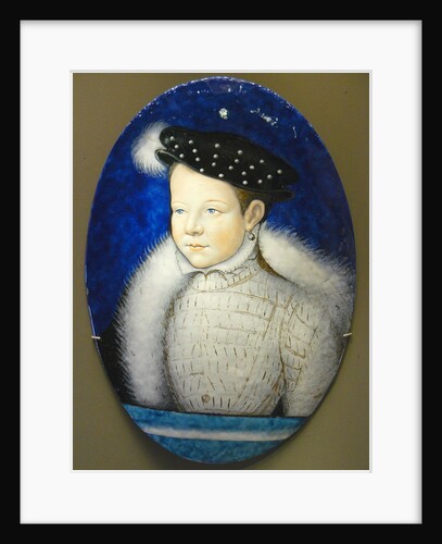Portrait of the dauphin, the future Francois II attributed to Leonard Limosin by Anonymous