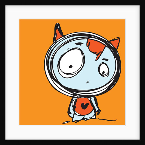 Confused cat by Anonymous