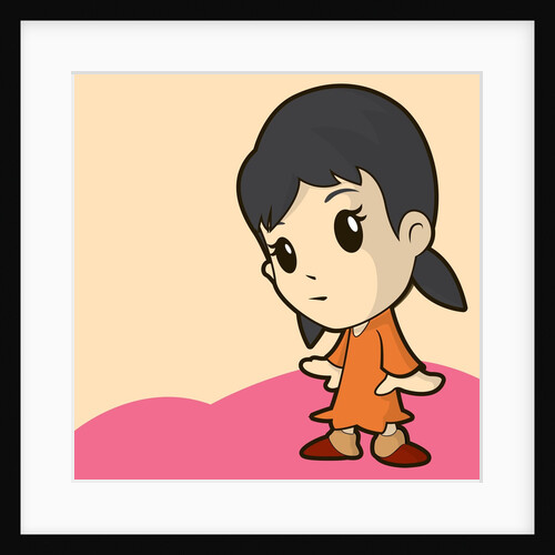 Cute little girl by Anonymous