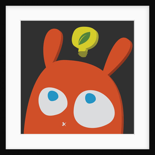 Rabbit thinking about green energy by Anonymous