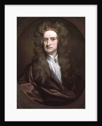 Portrait of Sir Isaac Newton by Sir Geoffrey Kneller