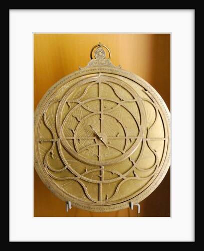 Gilt brass planispheric astrolabe by Jean Naze